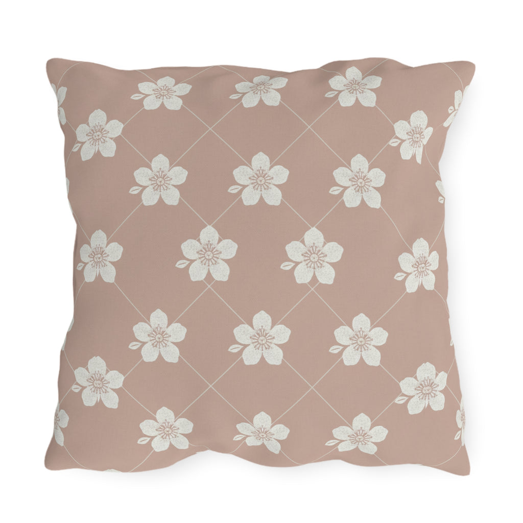 Dusty Blush Pink 🌸 Outdoor Pillow
